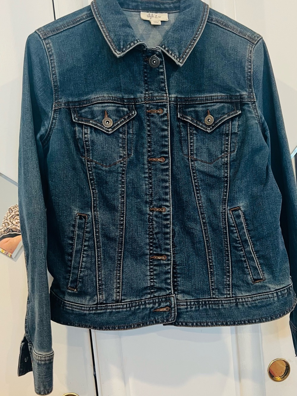 Style & Co Denim women’s Jacket - Blue size PM